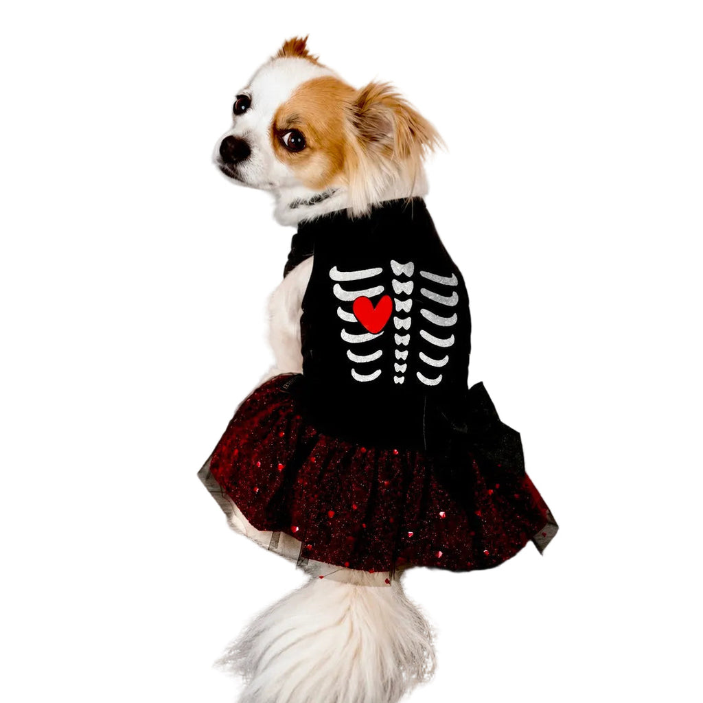 Halloween Skeleton Tutu Dress