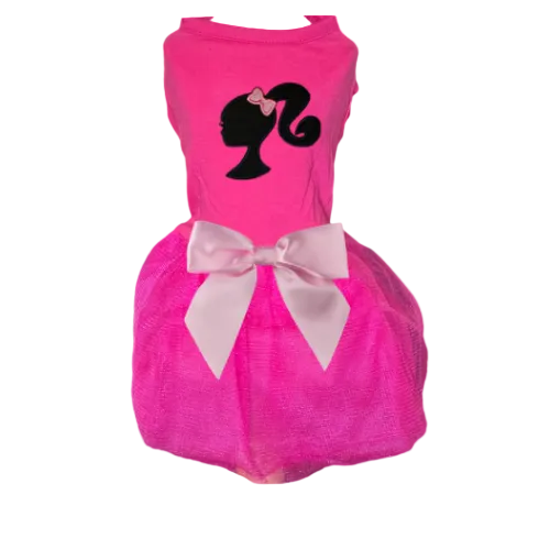Barbie Silhouette Tutu Dog Dress