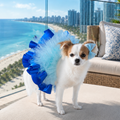 Royal Blue Crystal Couture Tutu