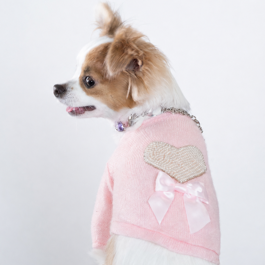 Pearl Heart Sweater - In 2 Curated Colorways