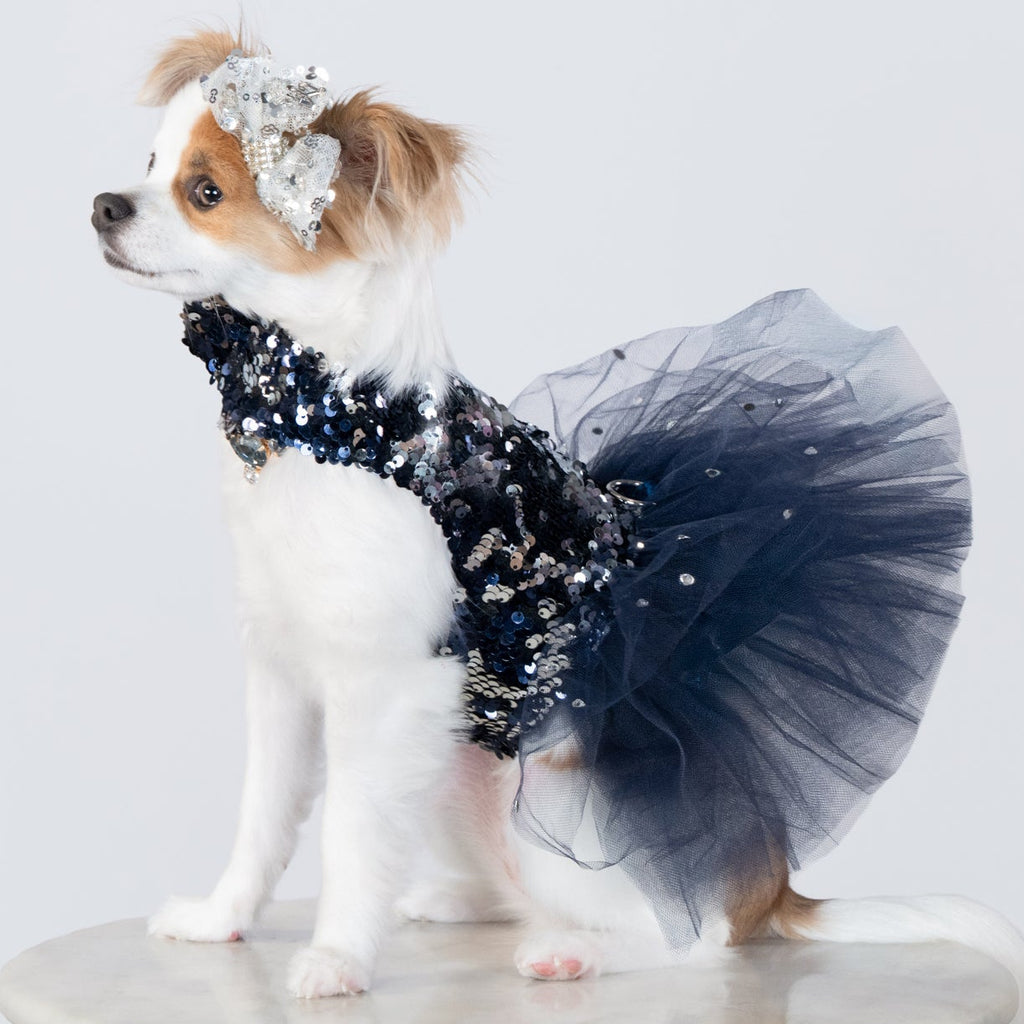 Midnight Sparkle Sequin Tutu Dress