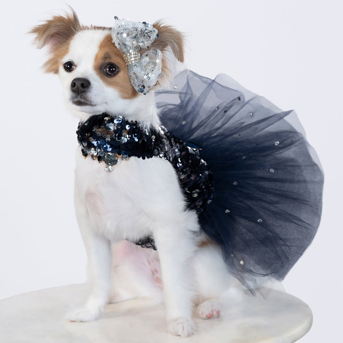Midnight Sparkle Sequin Tutu Dress