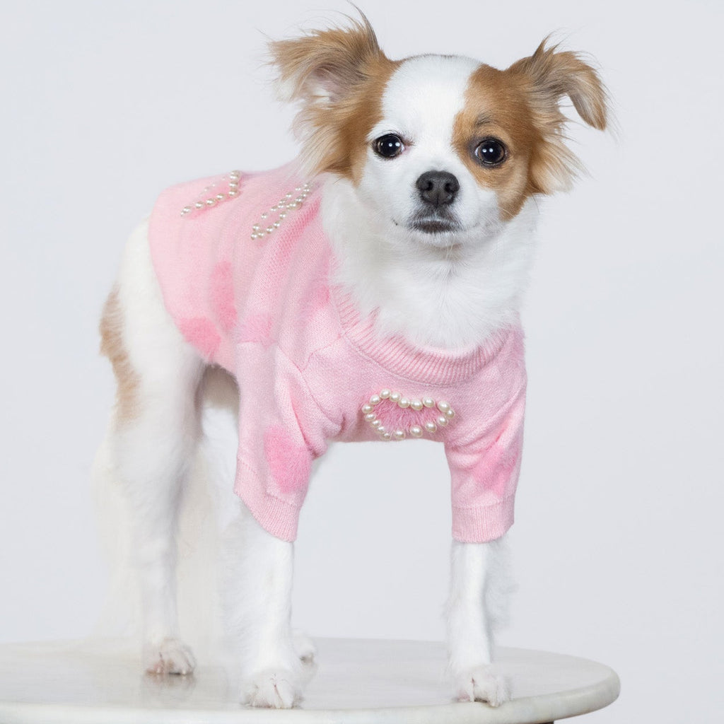 Pearl Heart Sweater - In 2 Curated Colors