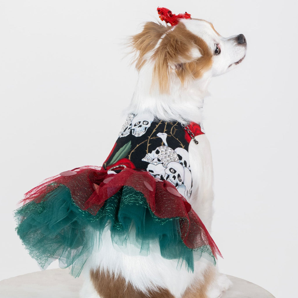 Skulls & Roses Punk Rock Tutu Dress