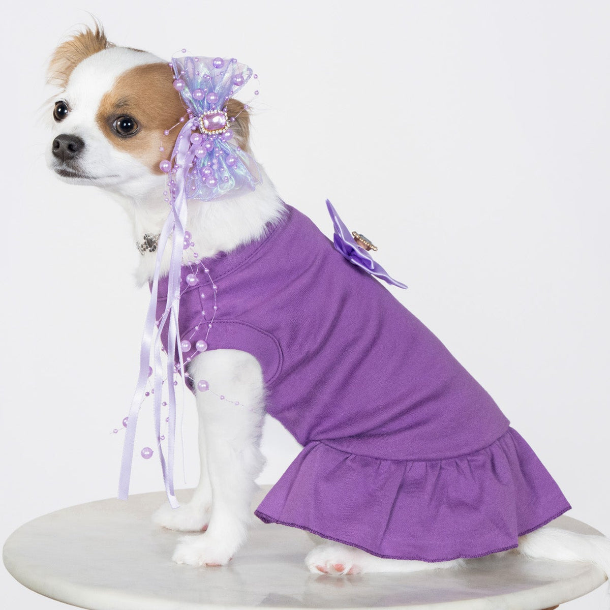 Amethyst Grande Bow Dress