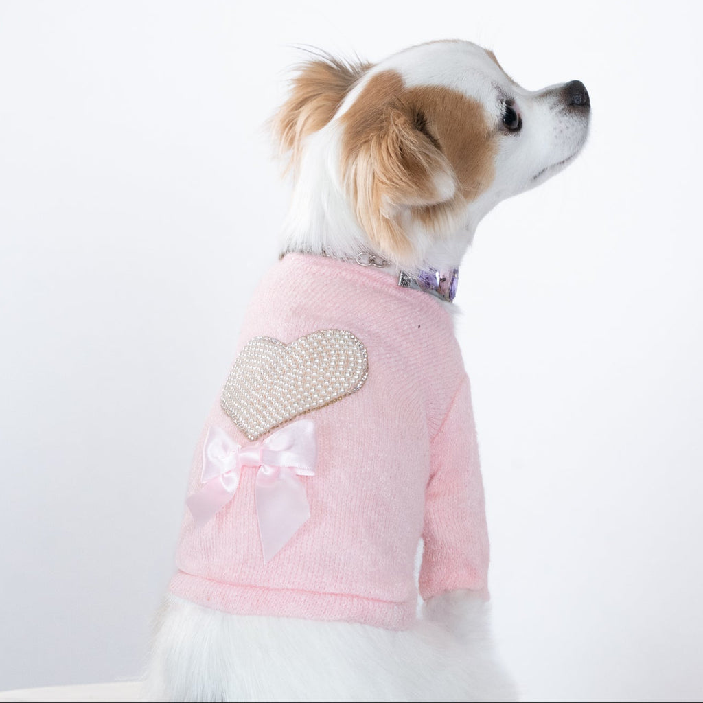 Pearl Heart Sweater - In 2 Curated Colorways