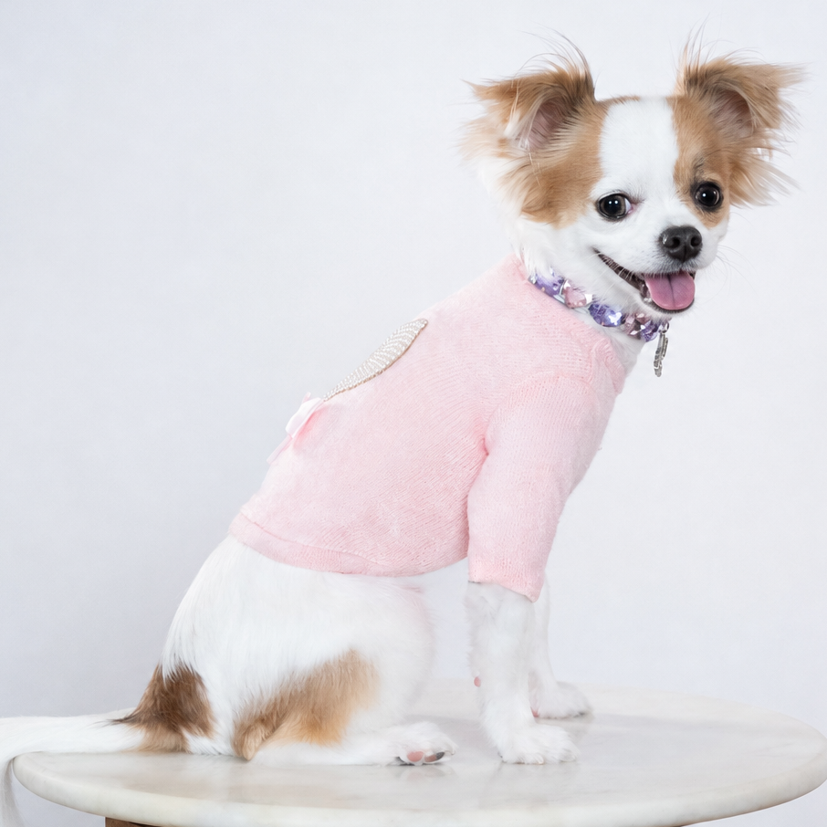 Pearl Heart Sweater - In 2 Curated Colorways