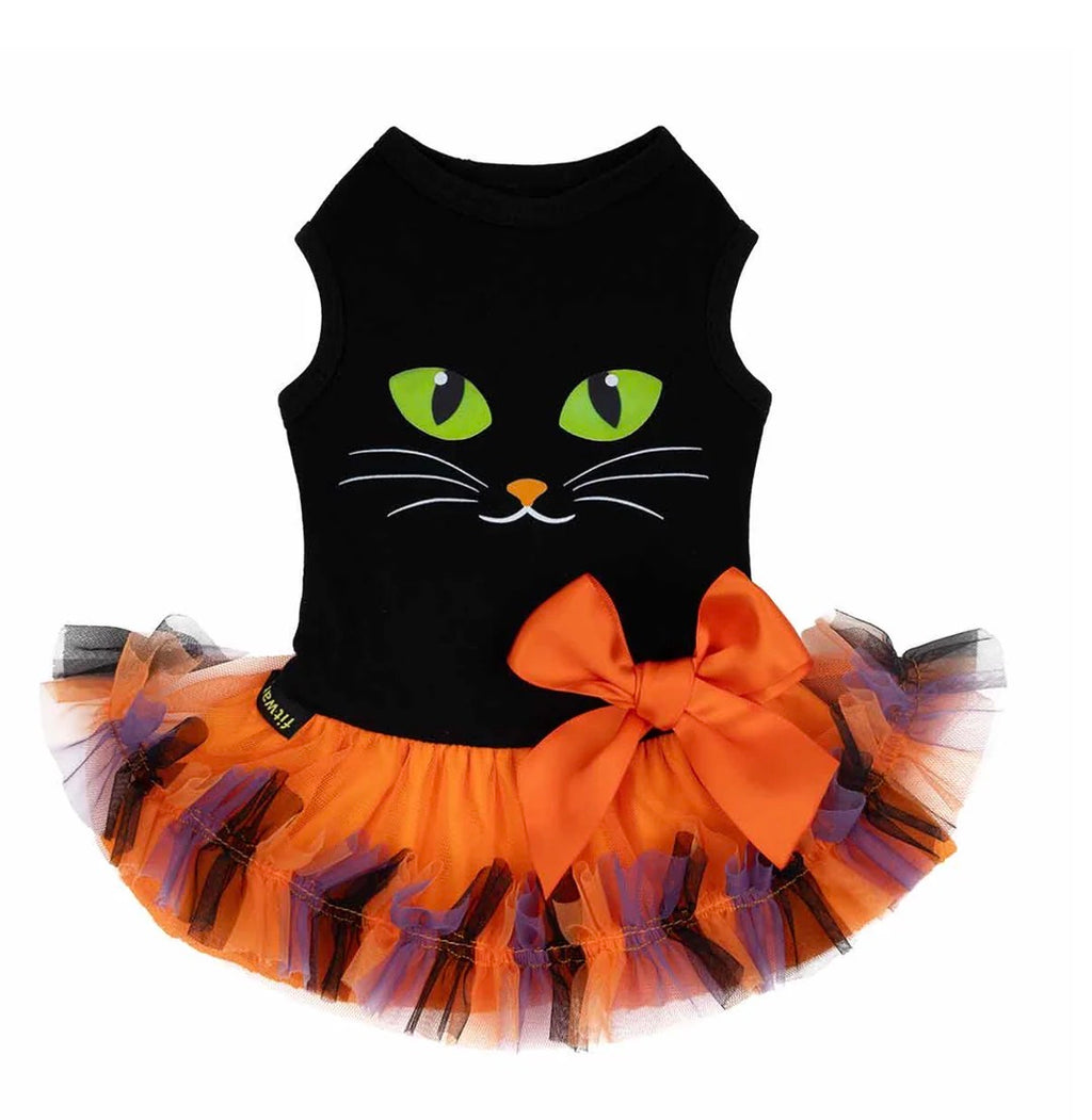 Halloween Cat Face Dress