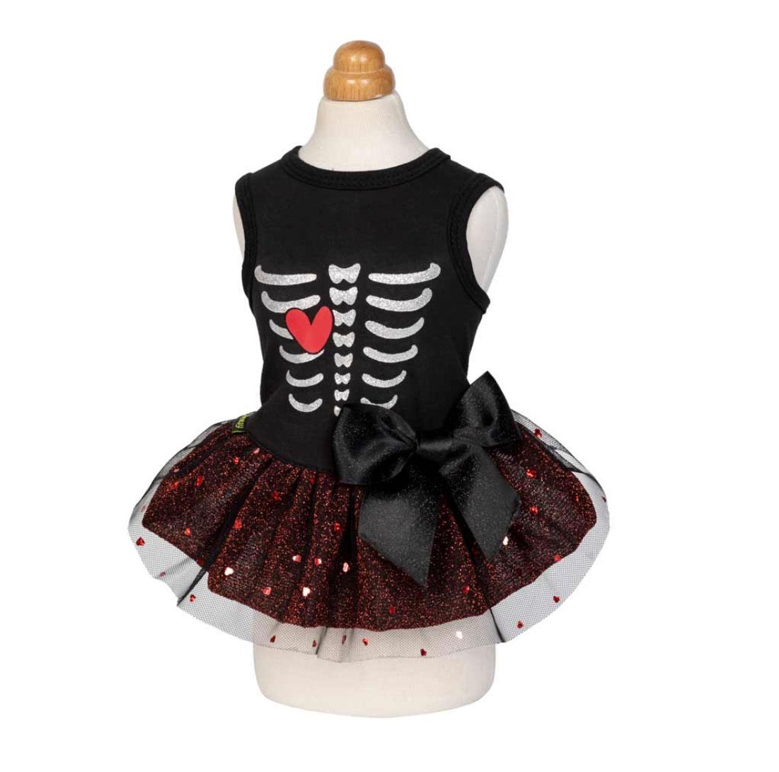 Halloween Skeleton Tutu Dress