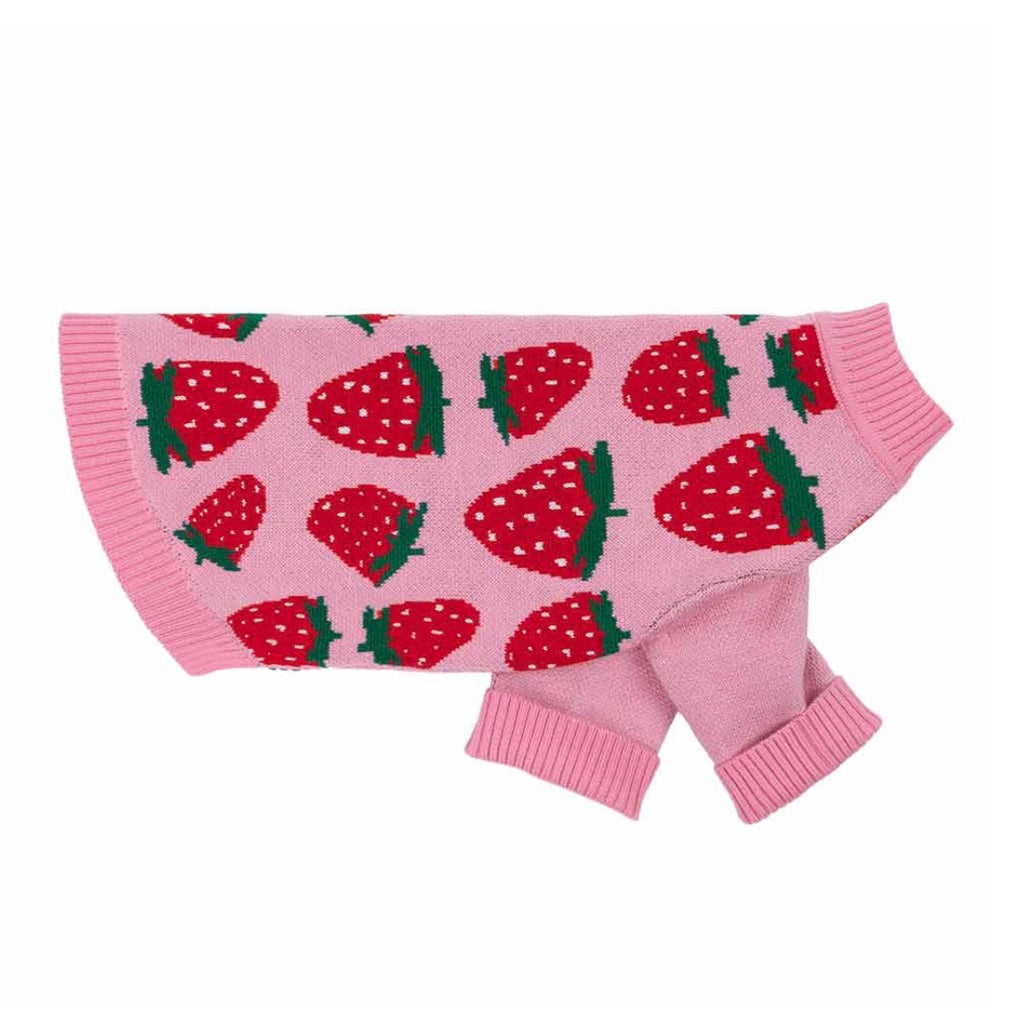 Sweet Strawberry Knit Sweater