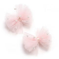 Blush Pearl Princess Bow Clip