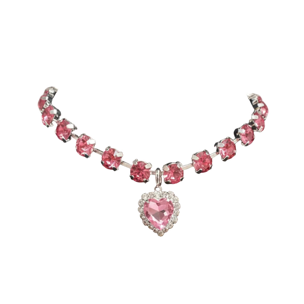Pretty Pink Diamond Necklace