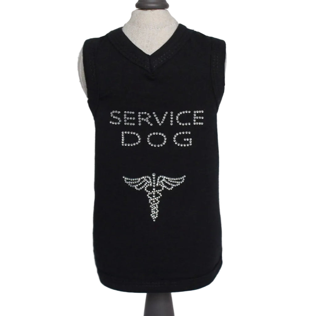 Service Dog Sparkle Tank