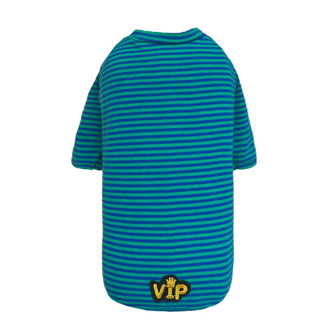Striped Dog Tee - Available in 5 Curated Colorways