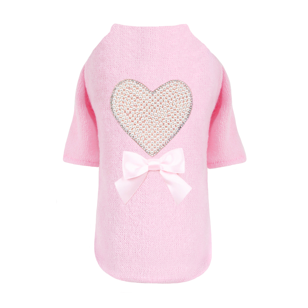 Pearl Heart Sweater - In 2 Curated Colorways