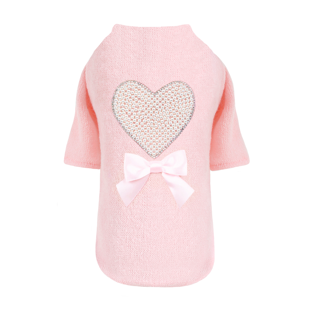 Pearl Heart Sweater - In 2 Curated Colorways