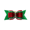 Red & Green Holiday Bow