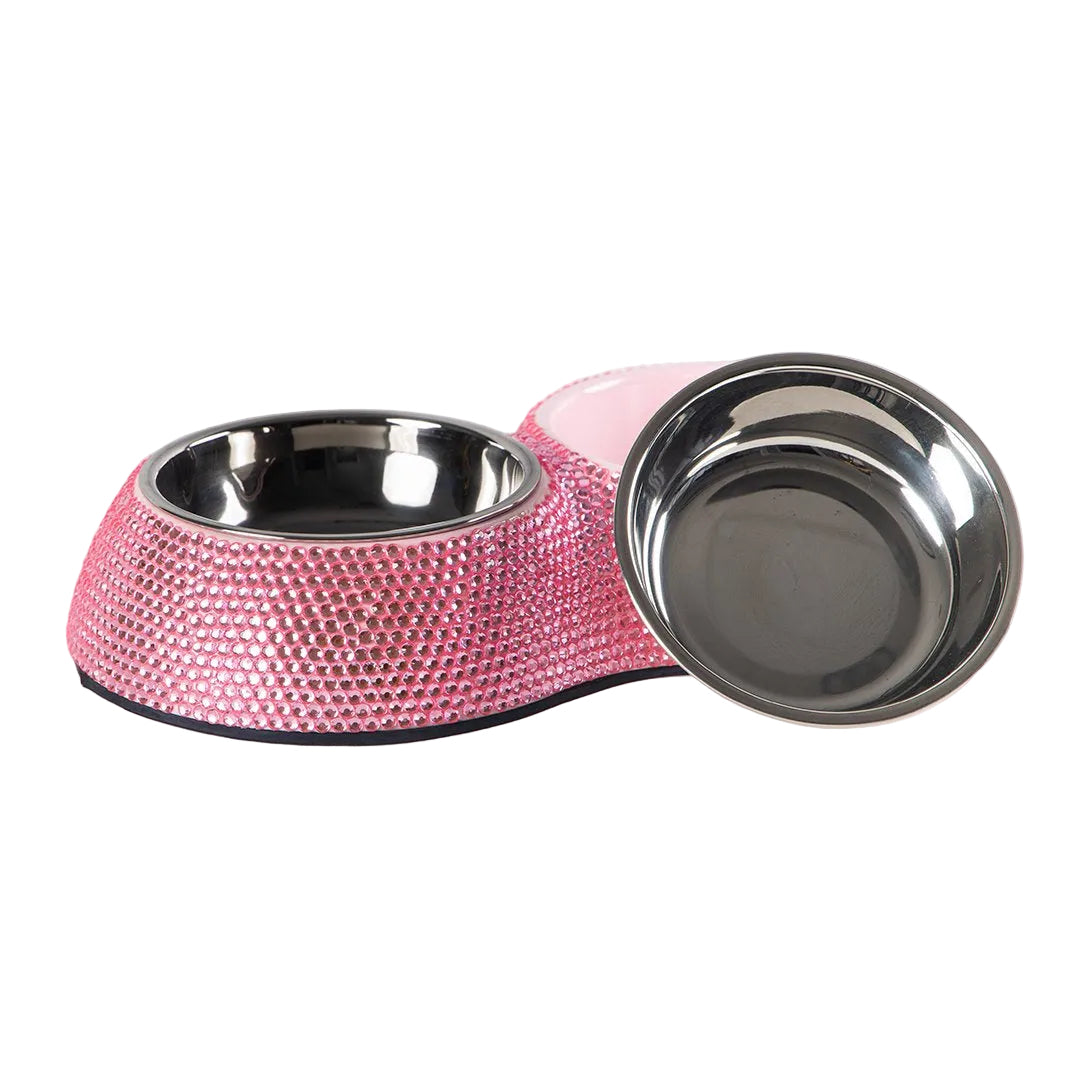 Crystal Double Pet Bowl