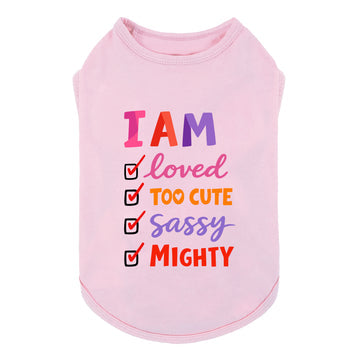 “I AM” Dog Tank Top