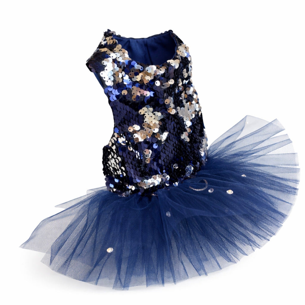 Midnight Sparkle Sequin Tutu Dress