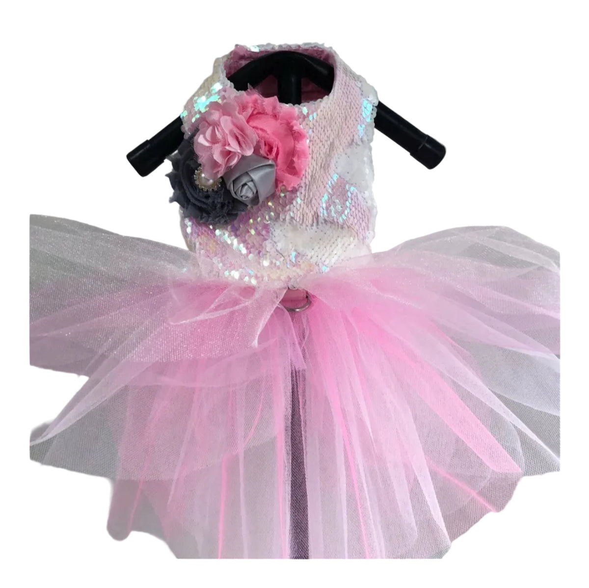 Cotton Candy Pink Sequin Tutu Dress