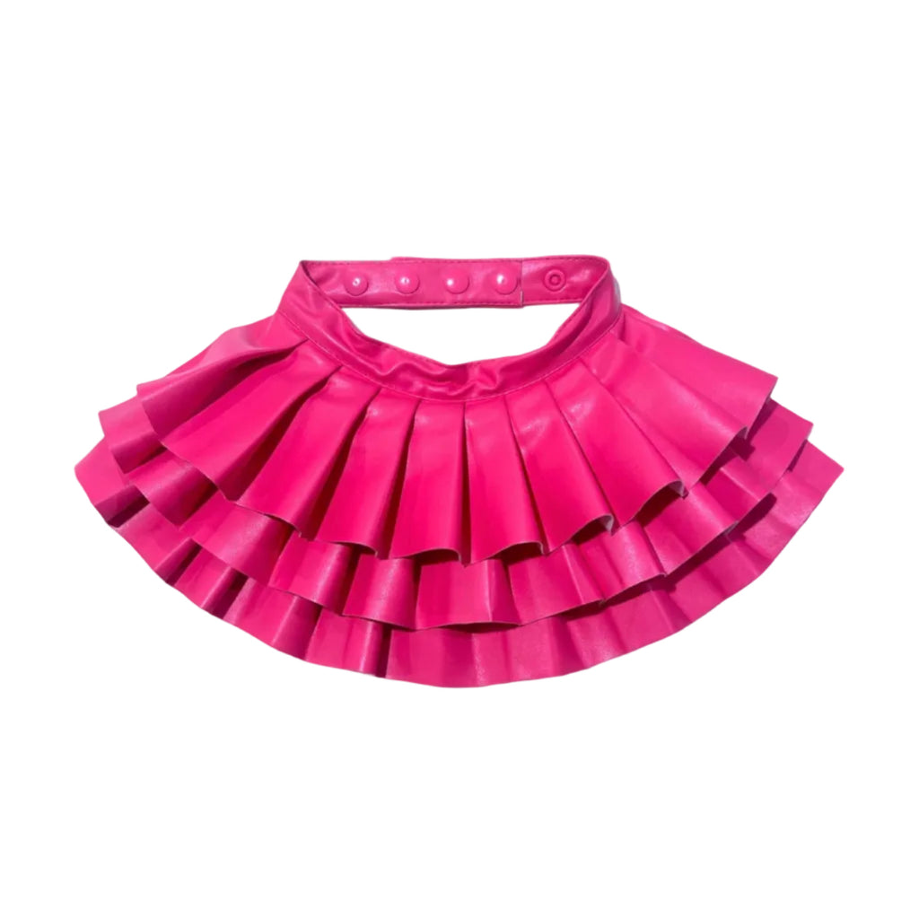 Electric Pink Ruffle Skirt