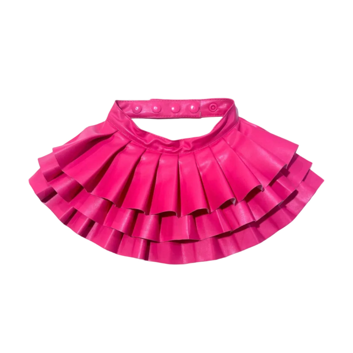 Electric Pink Ruffle Skirt