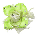 Swarovski Key Lime Rose Hair Clip