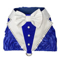 Royal Affair Blue Tuxedo Harness Vest
