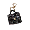 Tweed Waste Bag Holder Keychain