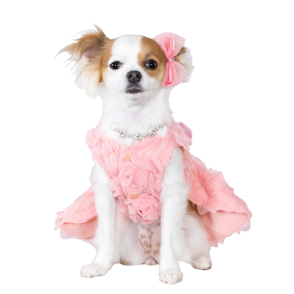 Princess Rose 3D Flower Couture Dress