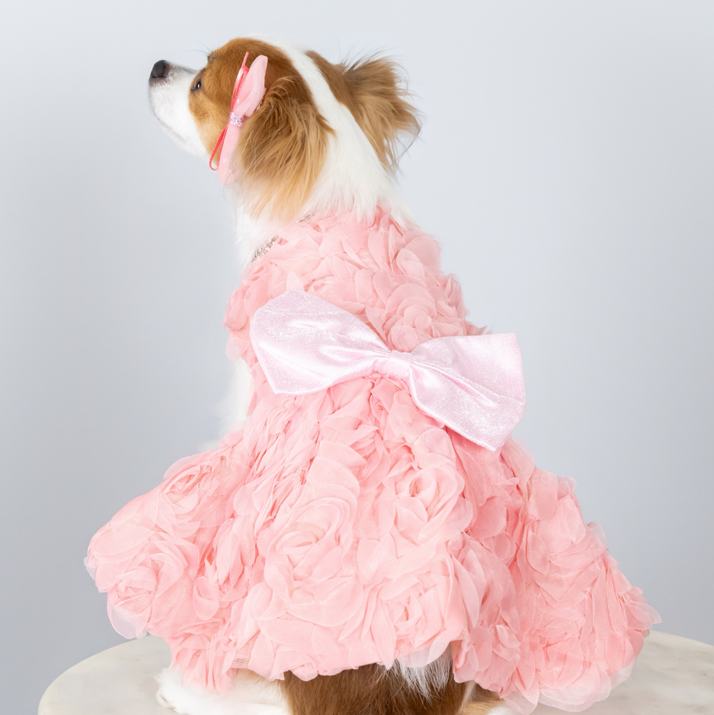 Princess Rose 3D Flower Couture Dress