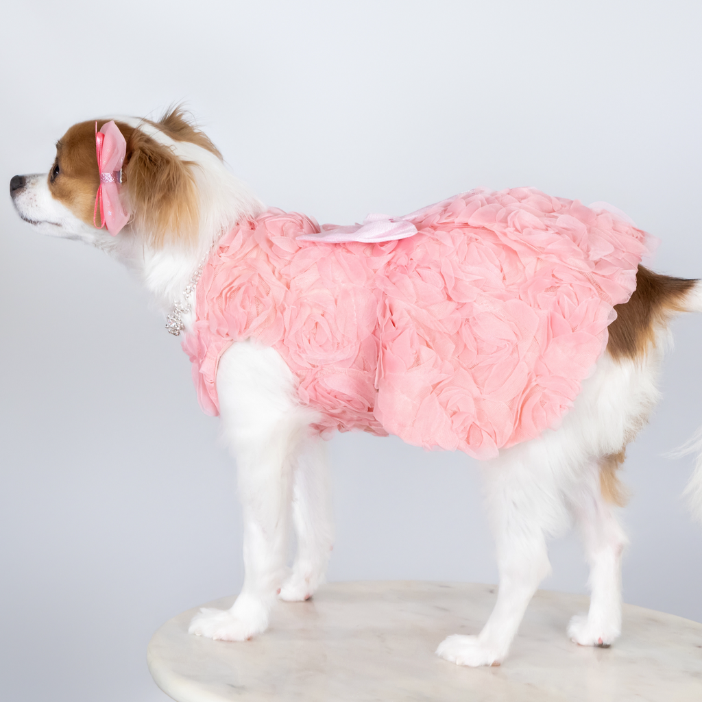 Princess Rose 3D Flower Couture Dress