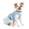 Blue Tweed Couture Tulle Dress