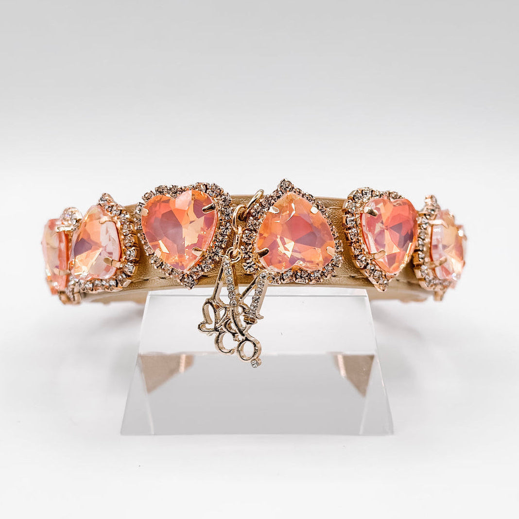 CRUISE GEM NECKLACE I: PEACH FUZZ