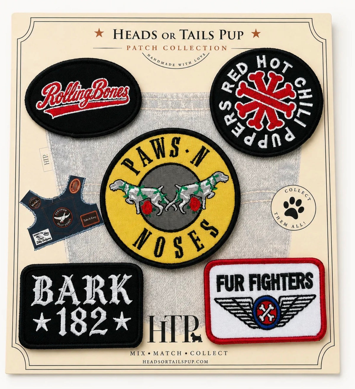 Ruff & Roll Mix & Match Couture Patches