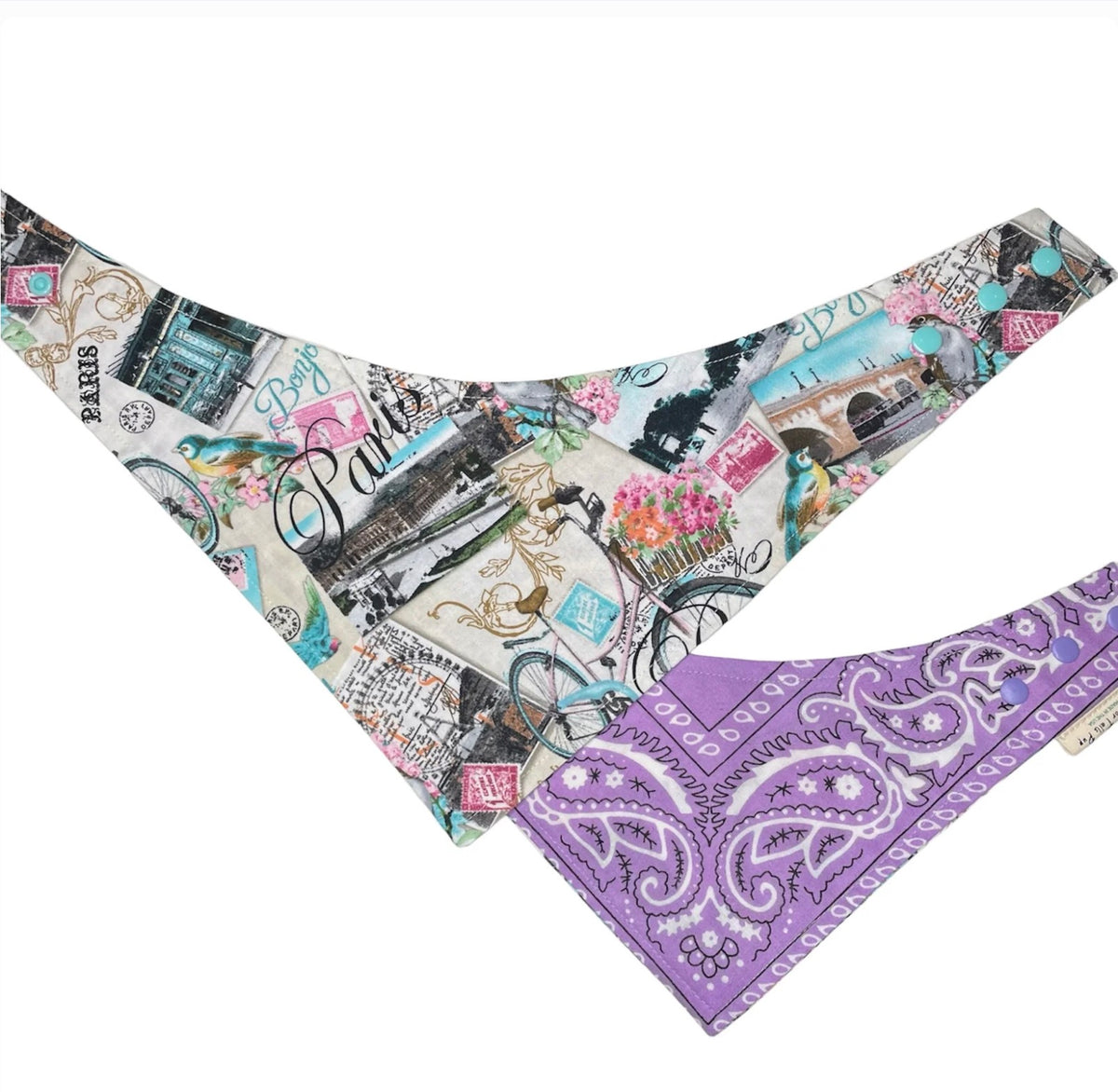 Reversible Parisian Bandana - In 2 Curated Colorways