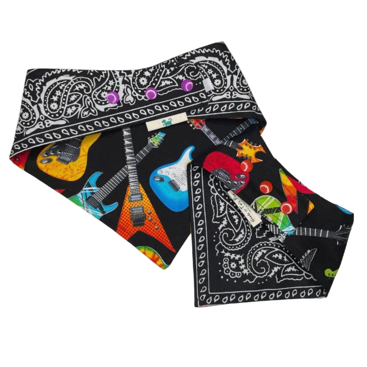 Reversible Guitar Bandana - In 2 Curated Colorways