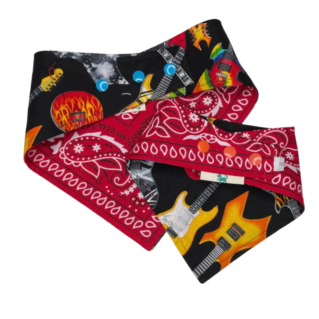 Reversible Guitar Bandana - In 2 Curated Colorways