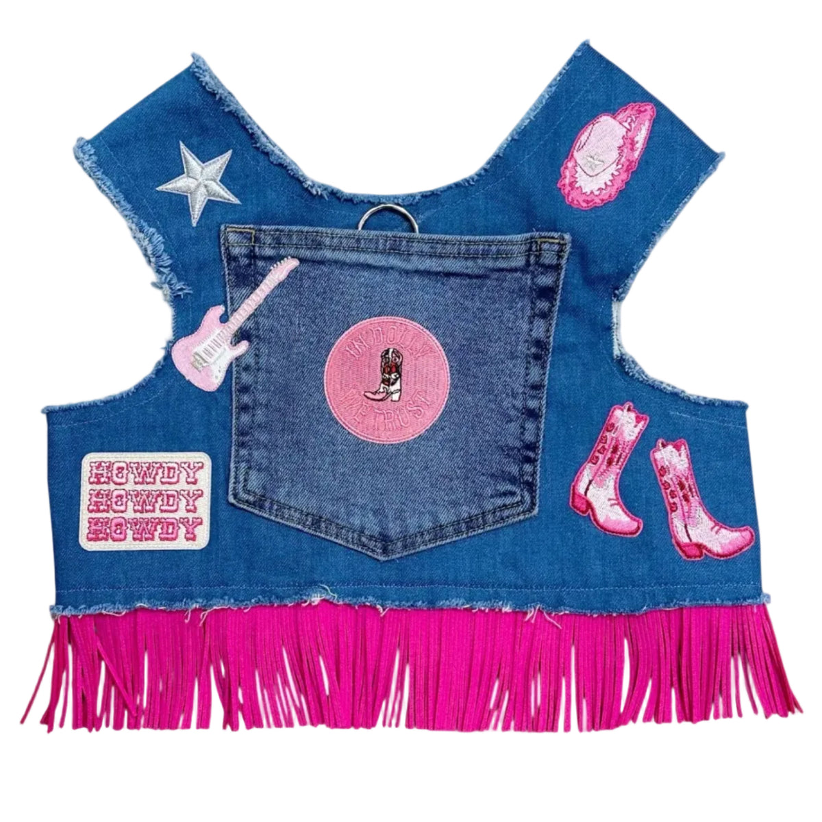 In Dolly We Trust Denim Rodeo Harness