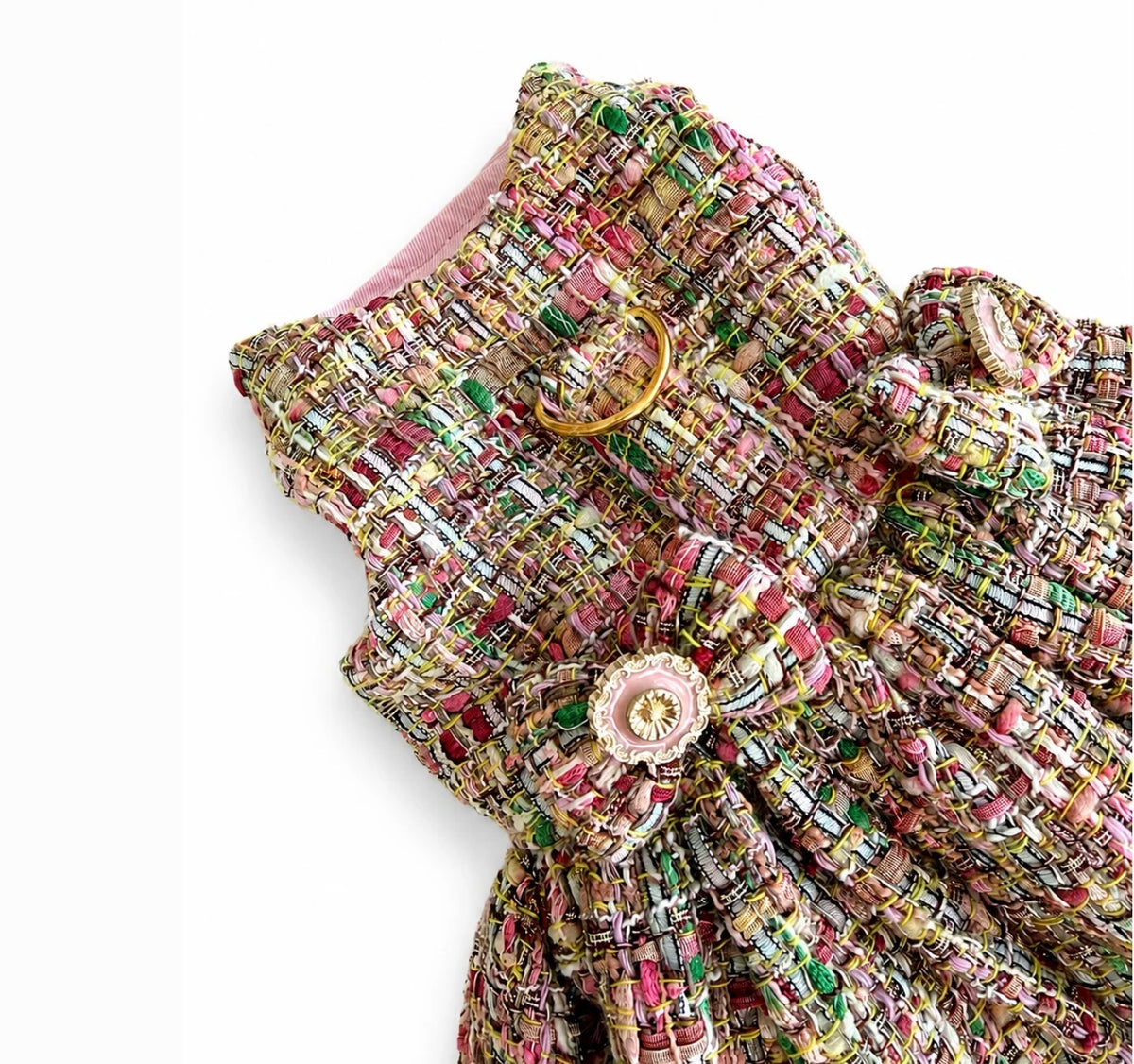 European Tweed Couture Dress