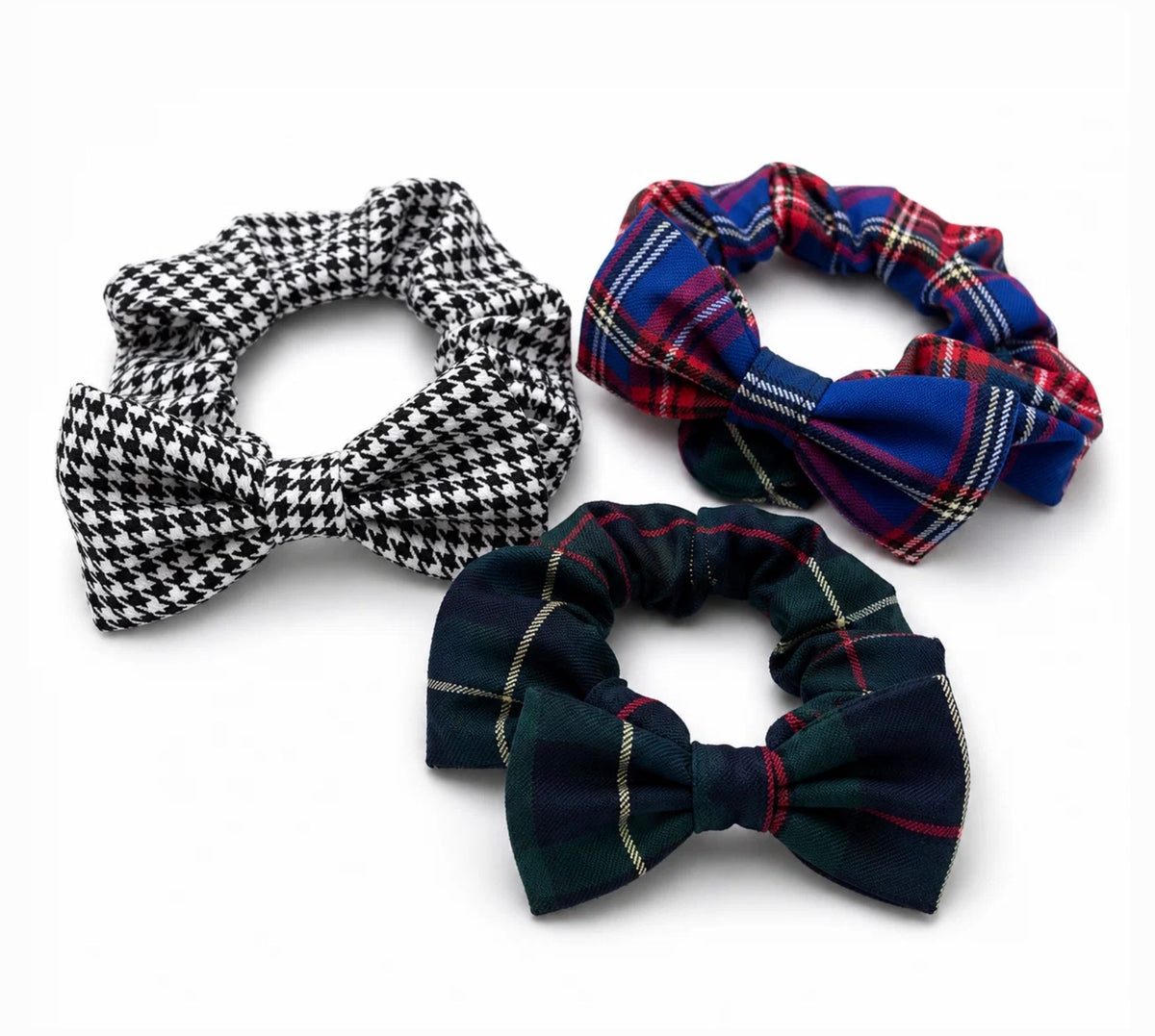 “Bunchie” Bow Scrunchie Collar - In 3 Curated Colorways