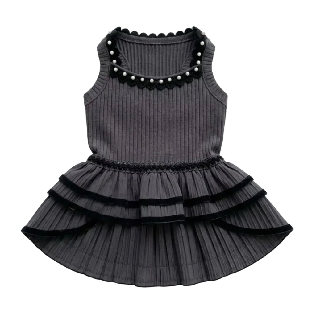 Victorian Pearl Ruffle Dress - In 2 Curated Colorways