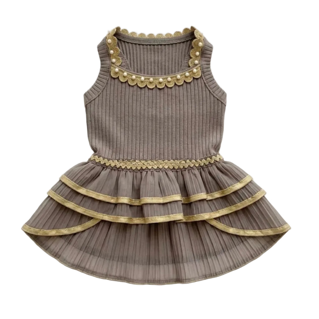 Victorian Pearl Ruffle Dress - In 2 Curated Colorways