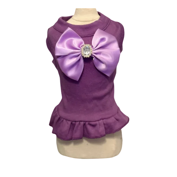 Amethyst Grande Bow Dress